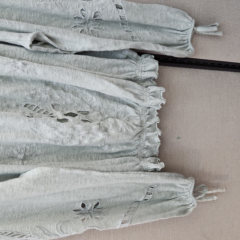 Free People Boho Long Sleeve Shirt Size Small - Picture 3 of 16